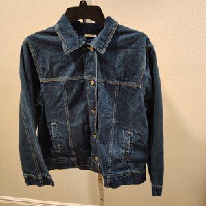 Crossroads Women's Vintage Jean Denim Jacket Size XL Cotton